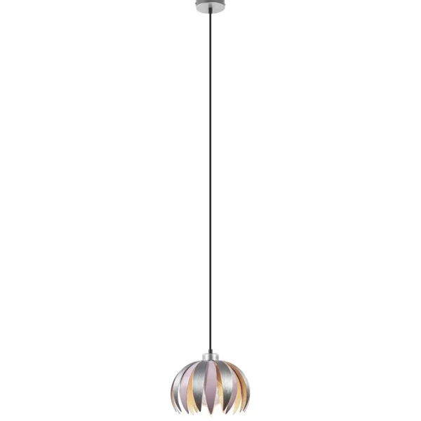 hanglamp_bloem_kinderkame_1.webp Cheap Straluma Hanglamp bloem kinderkamer grijs/roze