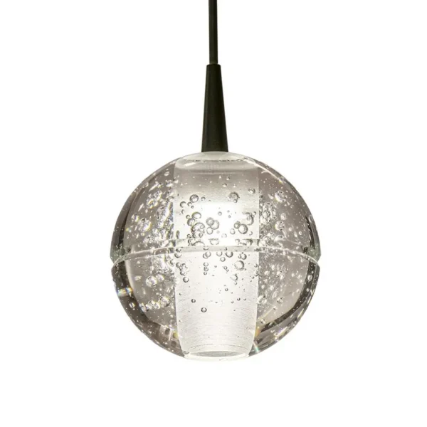 Shop Straluma Hanglamp Bubbles 5L rond zwart/helder dtw
