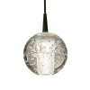 Outlet Straluma Hanglamp Bubbles 1L zwart/helder dtw