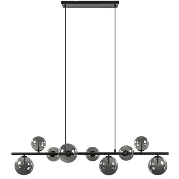 hanglamp_calcio_l_zwart___0.webp Sale Straluma Hanglamp Calcio 9l zwart + smoke glas