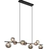 hanglamp_calcio_l_zwart___1.webp Sale Straluma Hanglamp Calcio 9l zwart + smoke glas