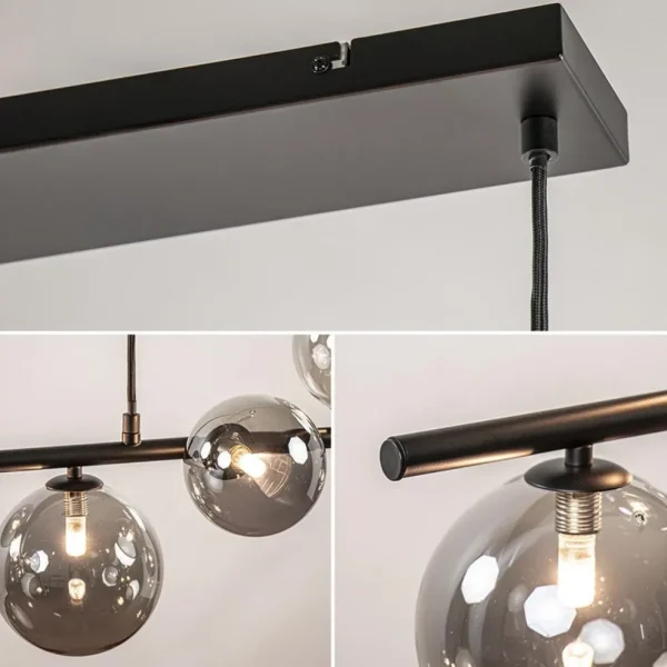 hanglamp_calcio_l_zwart___3.webp Sale Straluma Hanglamp Calcio 9l zwart + smoke glas