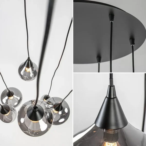 hanglamp_cambio_l_zwart___2.webp Sale Straluma Hanglamp Cambio 6L zwart + smoke glas mix