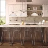 New Straluma Hanglamp Capri staal glas eettafel