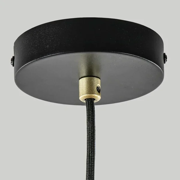 Shop Straluma Hanglamp Claire 1L zwart/matgoud