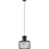 Shop Straluma Hanglamp draad cilinder zwart met klos