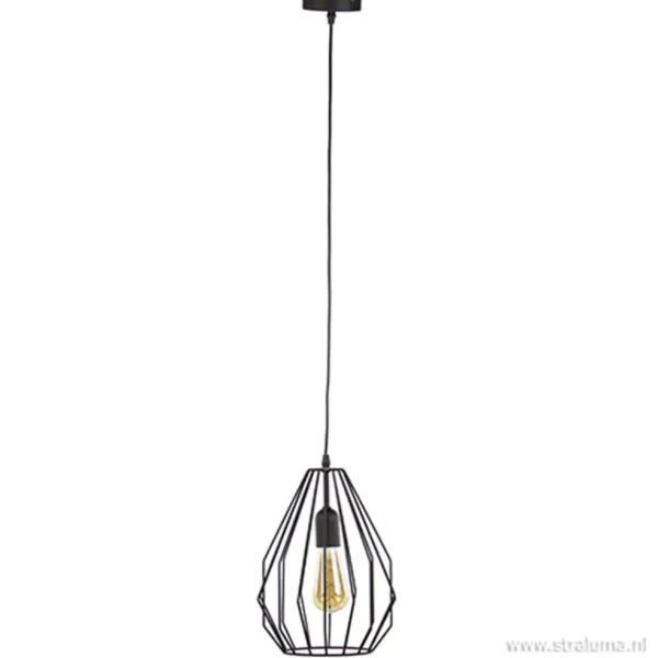hanglamp_draad_mat_zwart_1.webp Hot Straluma Hanglamp draad mat zwart