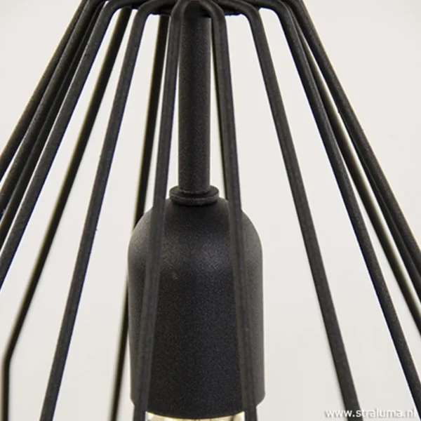 hanglamp_draad_mat_zwart_2.webp Hot Straluma Hanglamp draad mat zwart