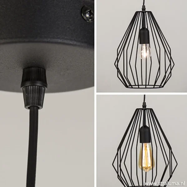 hanglamp_draad_mat_zwart_3.webp Hot Straluma Hanglamp draad mat zwart