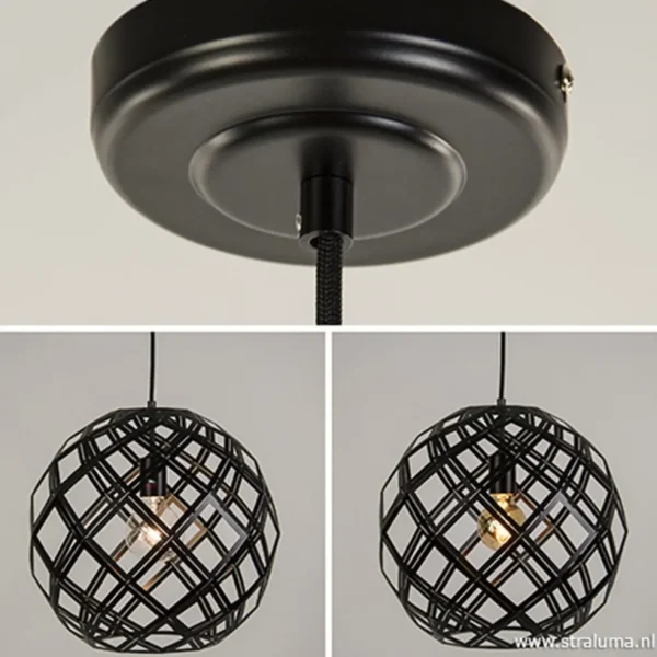 hanglamp_emma_bol_zwart_c_3.webp Flash Sale Straluma Hanglamp Emma bol zwart 40cm
