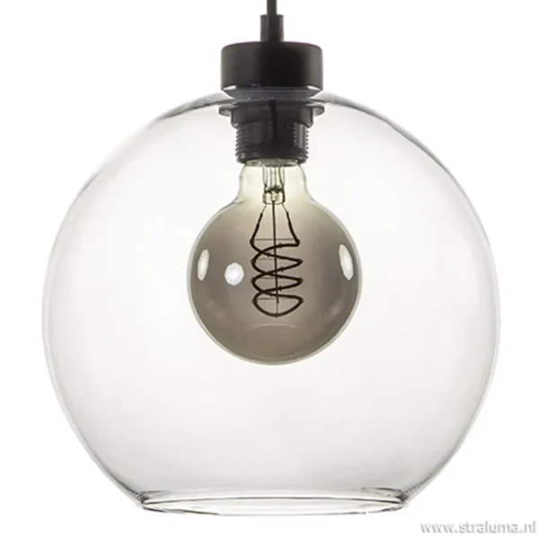 hanglamp_glazen_bol_l_mod_2.webp Sale Straluma Hanglamp glazen bol 4-l modern clear