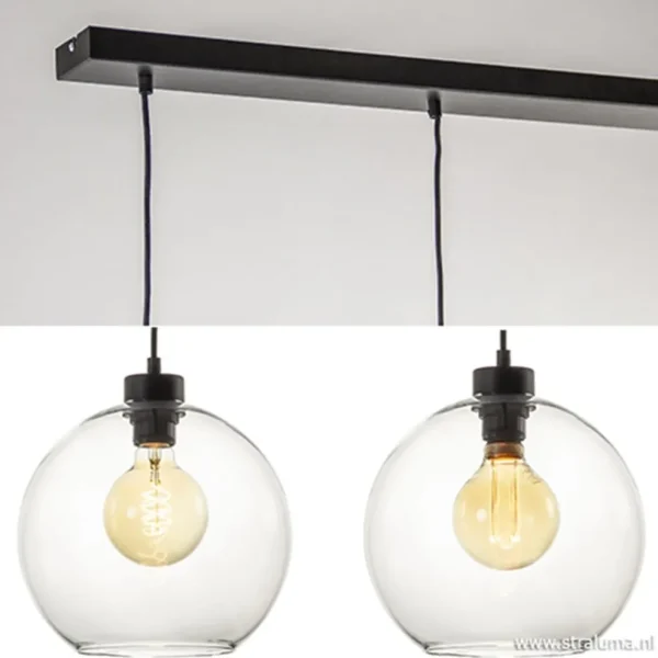 hanglamp_glazen_bol_l_mod_3.webp Sale Straluma Hanglamp glazen bol 4-l modern clear