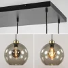 Discount Straluma Hanglamp Globe 8L 6x glas/2xbuis goud