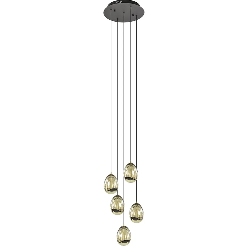hanglamp_golden_egg_l_ron_0.webp Hot Straluma Hanglamp Golden Egg 5L rond zwart/goud