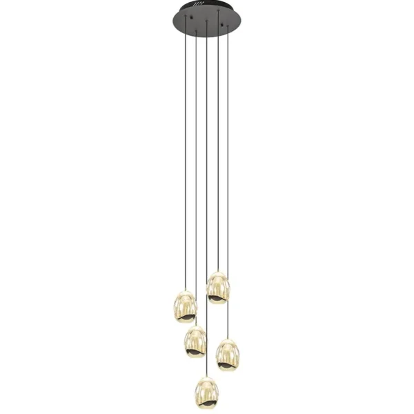 hanglamp_golden_egg_l_ron_1.webp Hot Straluma Hanglamp Golden Egg 5L rond zwart/goud