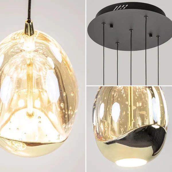 hanglamp_golden_egg_l_ron_3.webp Hot Straluma Hanglamp Golden Egg 5L rond zwart/goud