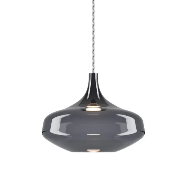Outlet Straluma Hanglamp Italiaans design retro smoke glas inclusief LED