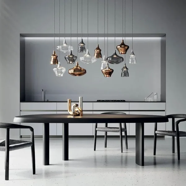 Outlet Straluma Hanglamp Italiaans design retro smoke glas inclusief LED
