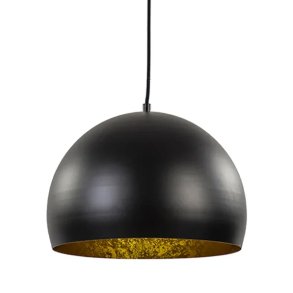 hanglamp_jaicey_bol_zwart_0.webp Fashion Straluma Hanglamp Jaicey bol zwart/goud