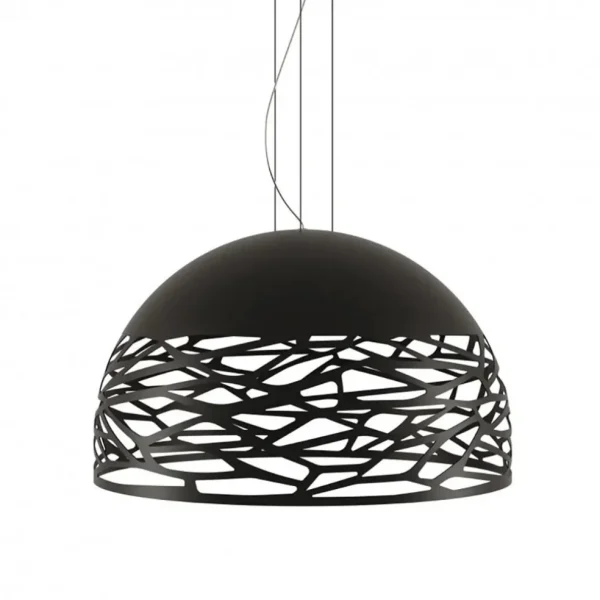 Clearance Straluma Hanglamp Kelly Dome 80cm zwart