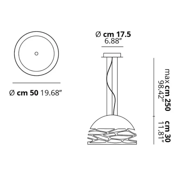 hanglamp_kelly_koepel_cm__1.webp Best Sale Straluma Hanglamp Kelly koepel 50cm champagne