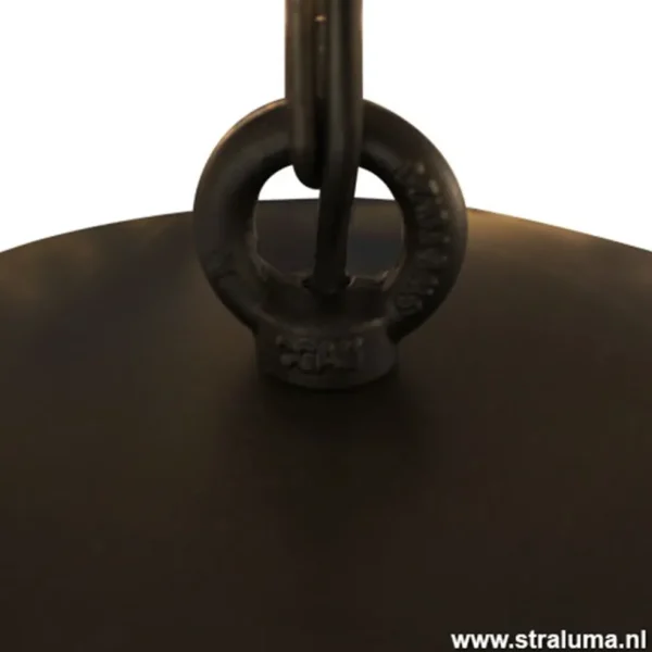 hanglamp_koepel_cm_gunmet_3.webp Flash Sale Straluma Hanglamp koepel 60cm gunmetal/silverleaf