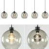 Discount Straluma Hanglamp 5L balk + smoke glas 160cm