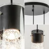 hanglamp_l_rond_zwart_met_2.webp Store Straluma Hanglamp 3L rond zwart met cilinder glas