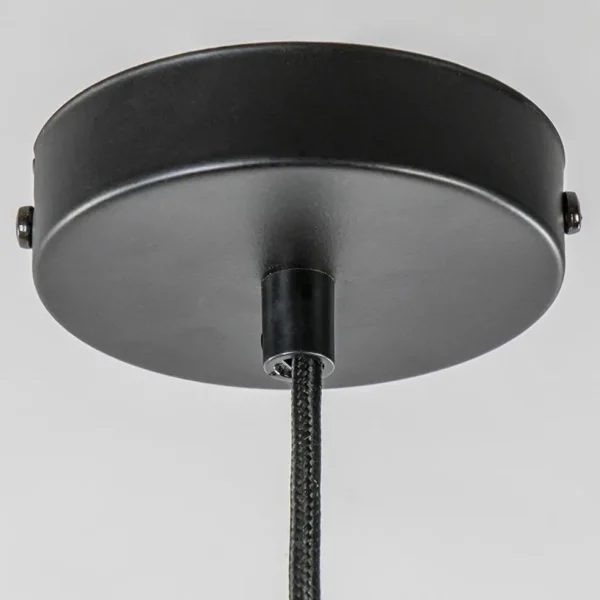 Clearance Straluma Hanglamp leaves mat zwart met goud