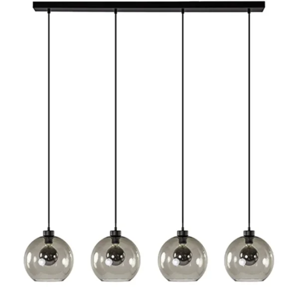 hanglamp_lichts_balk_zwar_0.webp Sale Straluma Hanglamp 4-lichts balk zwart + smoke glas 25cm
