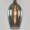 Store Straluma Hanglamp Lukaro 3-L antiek brons + smoke glas