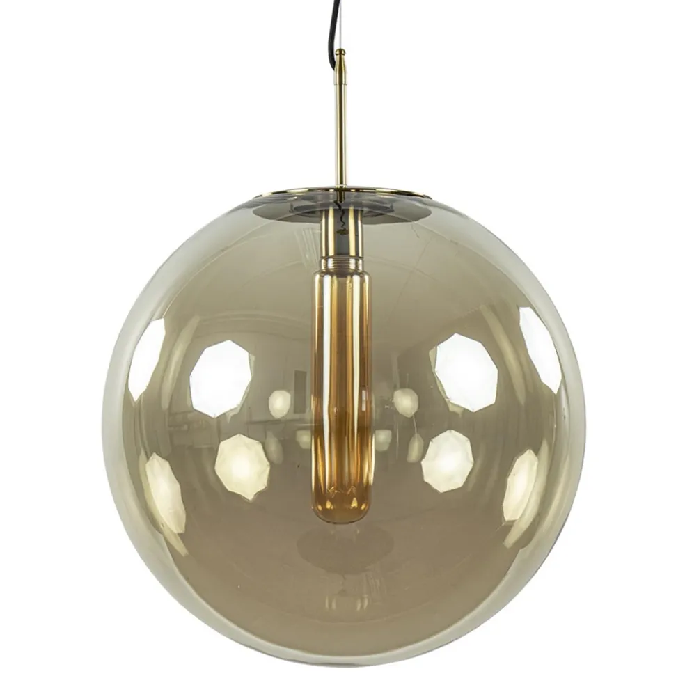 hanglamp_medina_cm_messin_0.webp Cheap Straluma Hanglamp Medina 48cm messing + amber glas