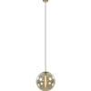 Best Sale Straluma Hanglamp Medina satin gold/amber glas 40cm