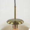 Best Sale Straluma Hanglamp Medina satin gold/amber glas 40cm