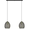 hanglamp_meya_lichts_zwar_0.webp Flash Sale Straluma Hanglamp Meya 2-lichts zwart/goud met balk
