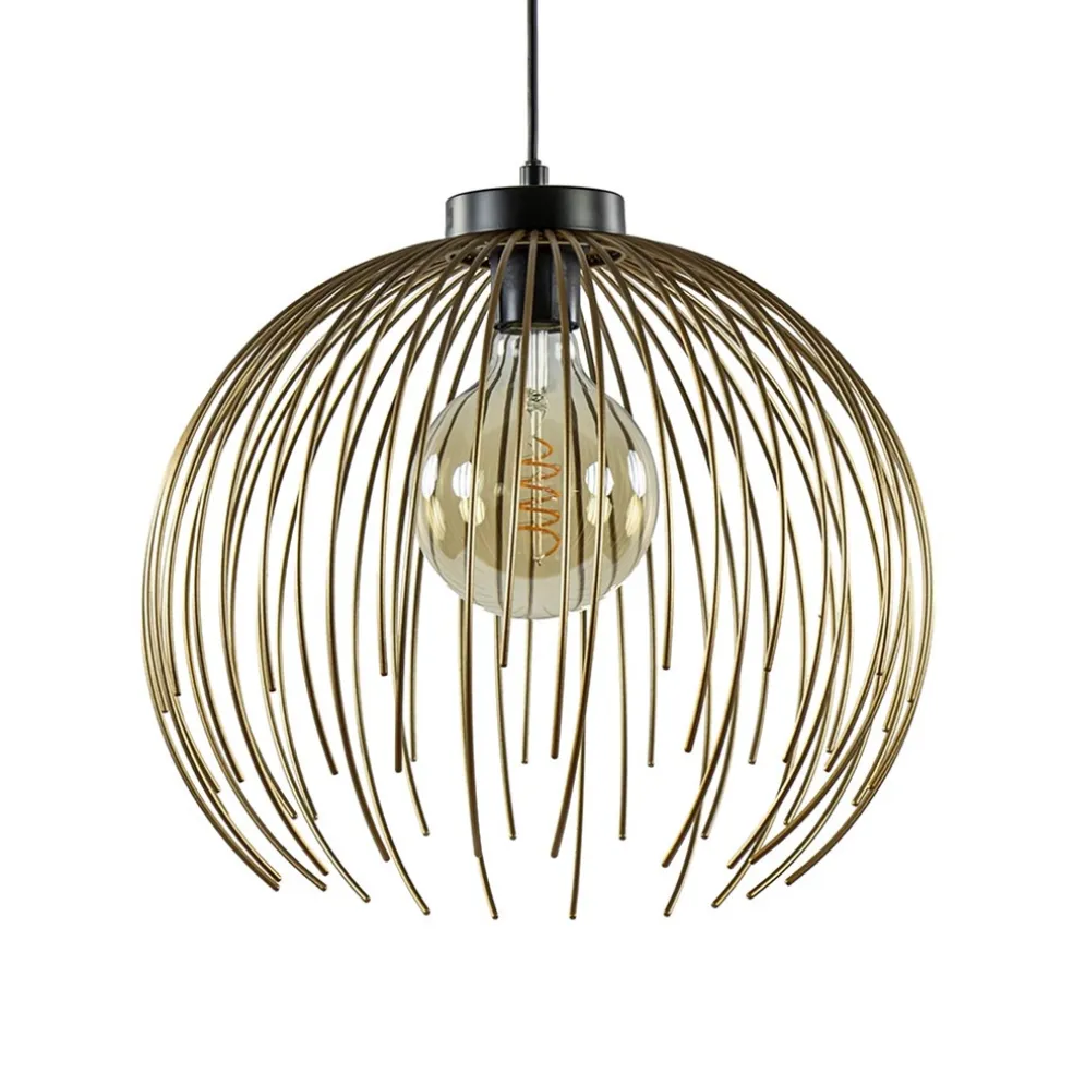 hanglamp_nest_matgoudzwar_0.webp Clearance Straluma Hanglamp Nest matgoud/zwart