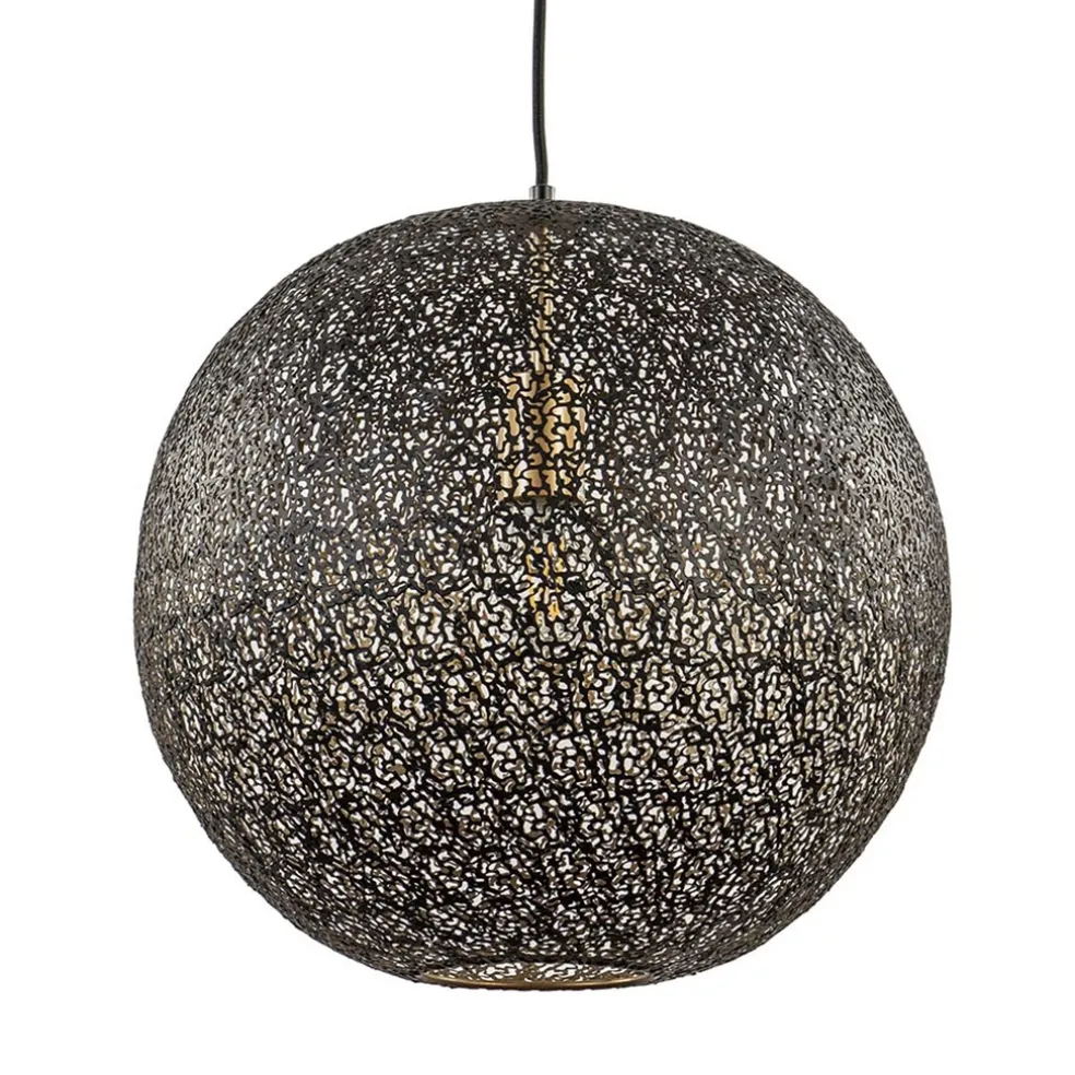 hanglamp_oronero_bol_zwar_0-1.webp Sale Straluma Hanglamp Oronero bol zwart/goud 40cm