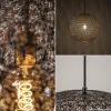 hanglamp_oronero_bol_zwar_3.webp Shop Straluma Hanglamp Oronero bol zwart/goud 60cm