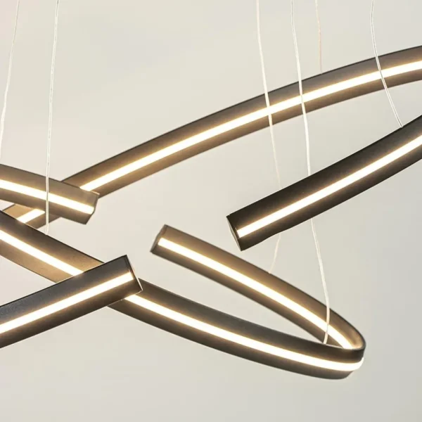 Shop Straluma Hanglamp ovaal dubbel zwart