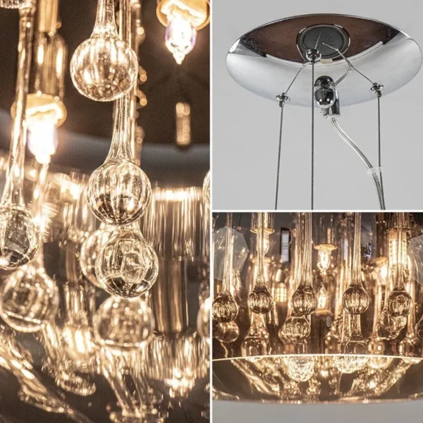 hanglamp_pearl_raindrops__3.webp Best Sale Straluma Hanglamp Pearl Raindrops smokey glas