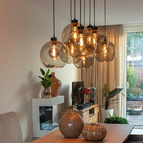 hanglamp_plaat_l_zwart_gl_4.webp Outlet Straluma Hanglamp plaat 8-L zwart glas smoke 25cm