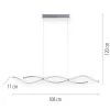 Store Straluma Hanglamp Q-Malina nikkel + afst.bed.cct