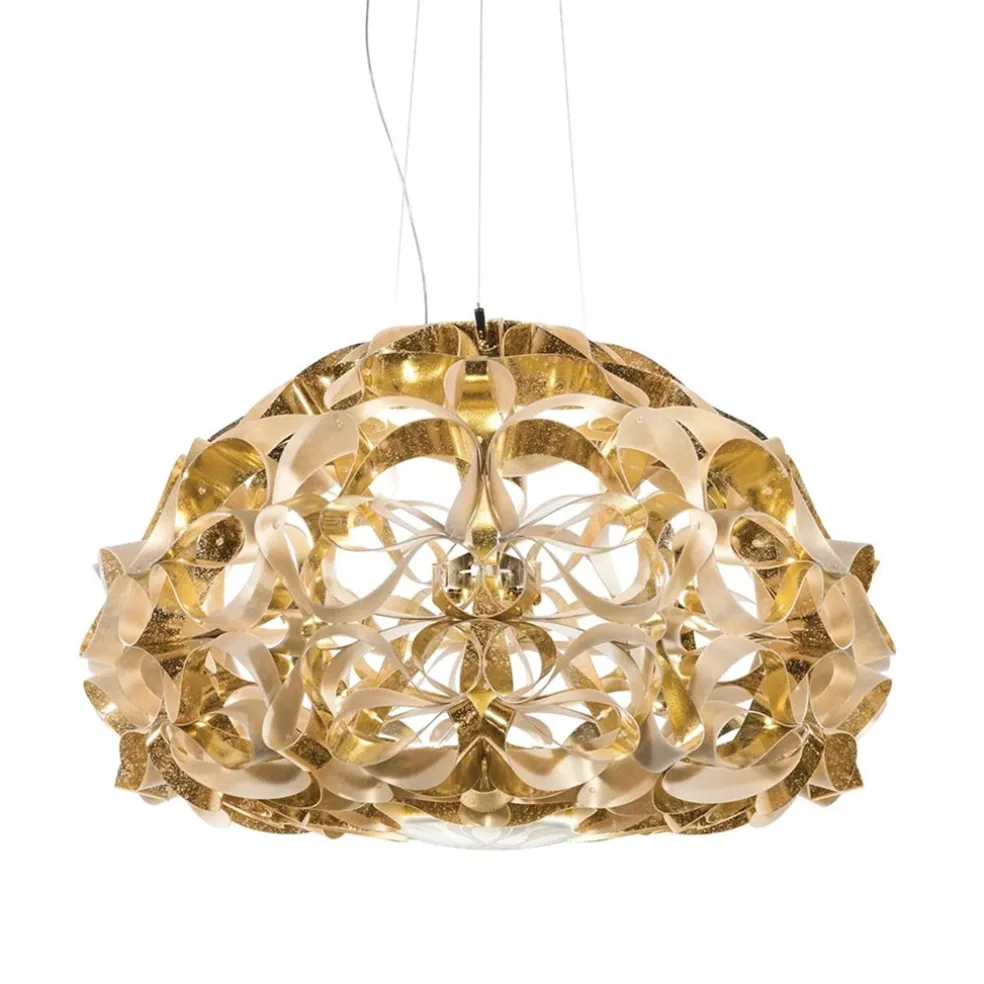 hanglamp_quantica_cm_gold_0.webp Best Sale Straluma Hanglamp Quantica 74cm gold/white