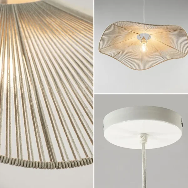 Hot Straluma Hanglamp Rafa 70 katoendraad crème