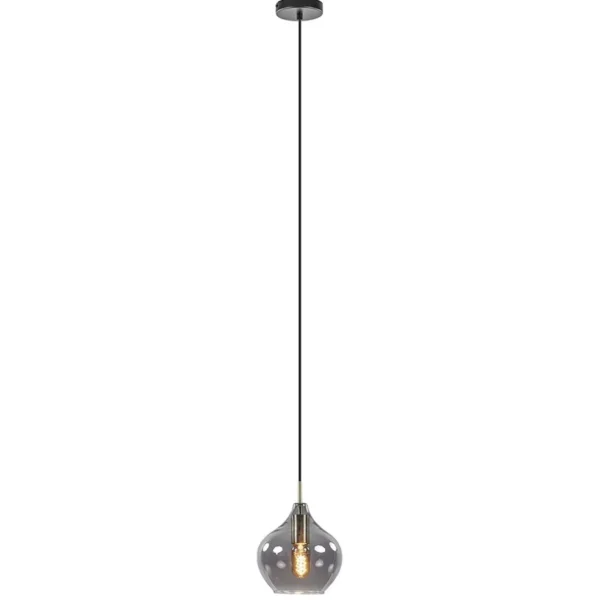 hanglamp_rakel_cm_antiek__1.webp Fashion Straluma Hanglamp Rakel 20cm antiek brass+smoke glas