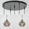 hanglamp_rakel_l_rond_ant_3.webp Cheap Straluma Hanglamp Rakel 5L rond antiek brass + smoke glas