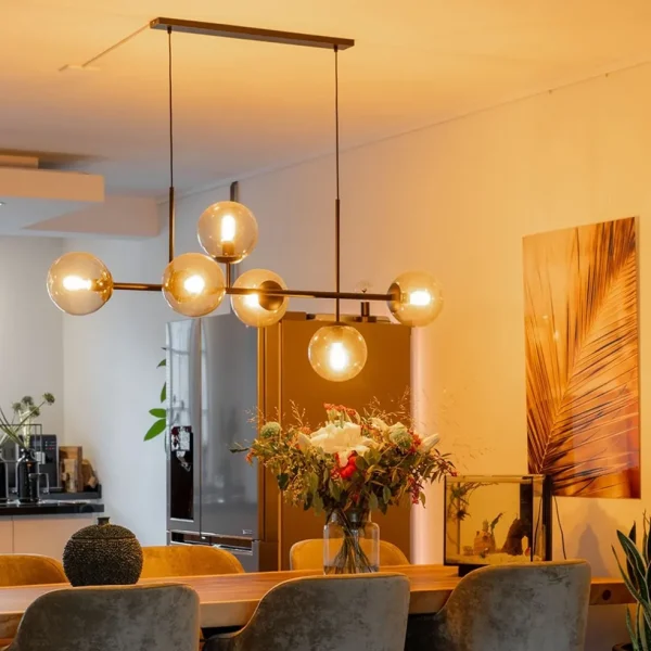 hanglamp_random_bol_l_zwa_4.webp Hot Straluma Hanglamp Random bol 6L zwart met smoke glas
