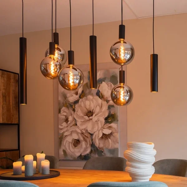 hanglamp_riva_ovaal_l_zwa_4.webp Store Straluma Hanglamp Riva ovaal 8L zwart