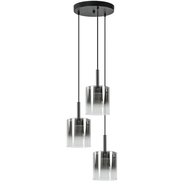 hanglamp_salerno_l_zwartg_0.webp Sale Straluma Hanglamp Salerno 3L zwart/gradient smoke
