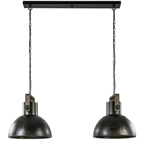 hanglamp_shelly_lichts_br_0.webp Sale Straluma Hanglamp Shelly 2-lichts brons/hout